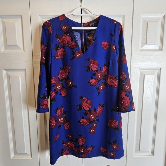 Midi royal blue dress - Picture 1 of 2